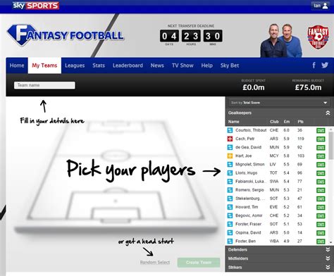 skybet fantasy|Sky Sports Free to play games.